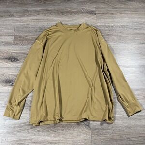 Cabela's Men'sUnderwear Shirt Long Sleeve Base Layer‎ Size 3XL Brown